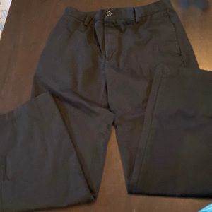 Van Heusen Classic-Fit Flat-Front 4 pocket Men’s Pants, Black, 32x32